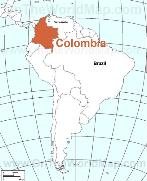 Colombia In World Map