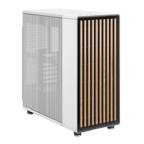 Gabinete Fractal North Chalk White Mid Tower Mesh