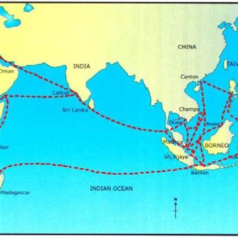 Ancient main spice trade routes | Download Scientific Diagram