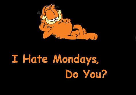 Garfield I Hate Mondays Wallpapers Top Free Garfield I Hate Mondays Backgrounds Wallpaperaccess