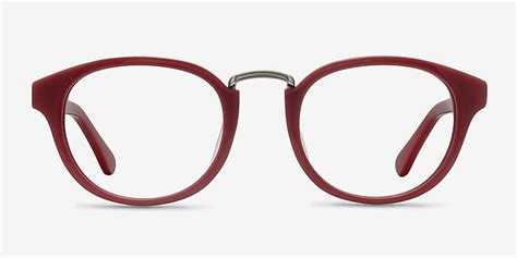 Micor Round Red Glasses For Women Eyebuydirect