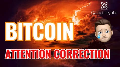 Crypto Correction Venir Sur Le Bitcoin Et Les Cryptomonnaies Youtube