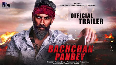 Bachchan Pandey Official Trailer Akshay Kumar Kriti Sanon Arshad