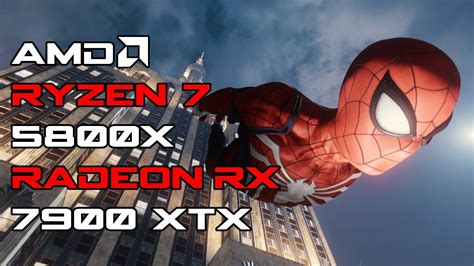 Marvel S Spider Man Remastered High Settings Fsr X Amd