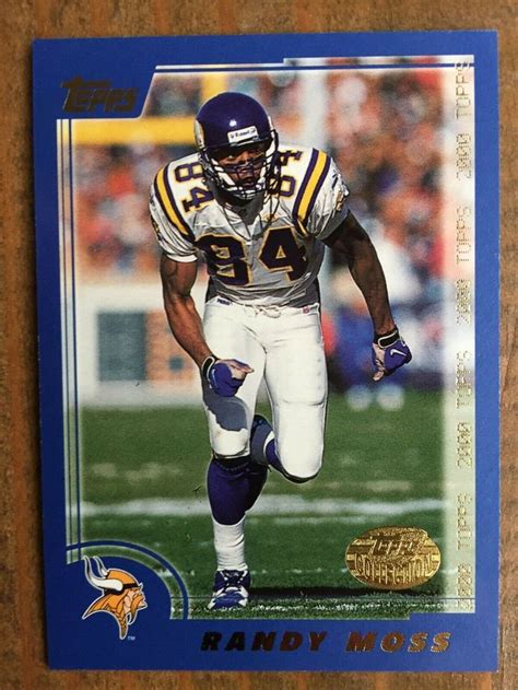 2000 TOPPS COLLECTION 60 RANDY MOSS MINNESOTA VIKINGS HALL Of