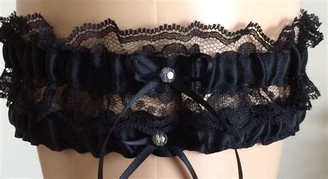 Black Lace Wedding Garter Set Prom Garter Set