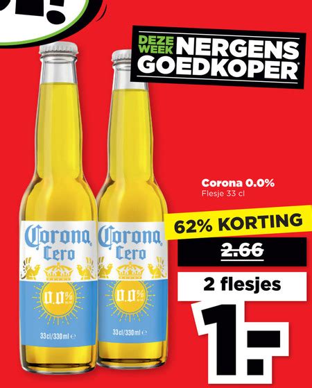 Corona Speciaalbier Folder Aanbieding Bij Plus Details