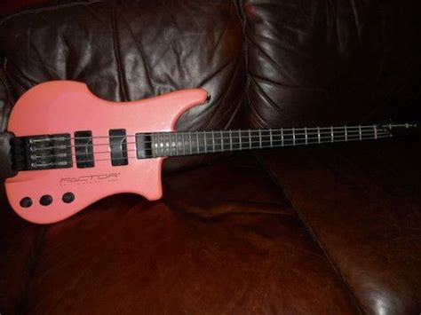 Kubicki Xfactor Bass Guitar Rare Pink Color Ebay Guitar Bass Guitar Rare Pink