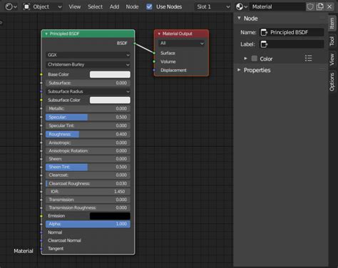 Shader Editor Blender Manual