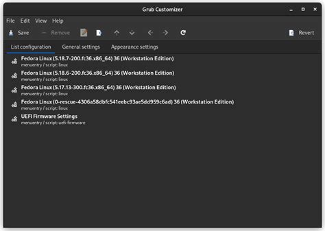 Instalar Y Usar Grub Customizer En Fedora Linux