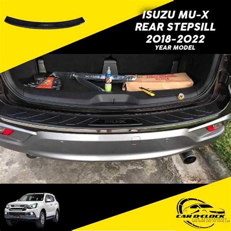 Isuzu MUX 2018 - 2024 Rear Bumper Guard | Shopee Philippines