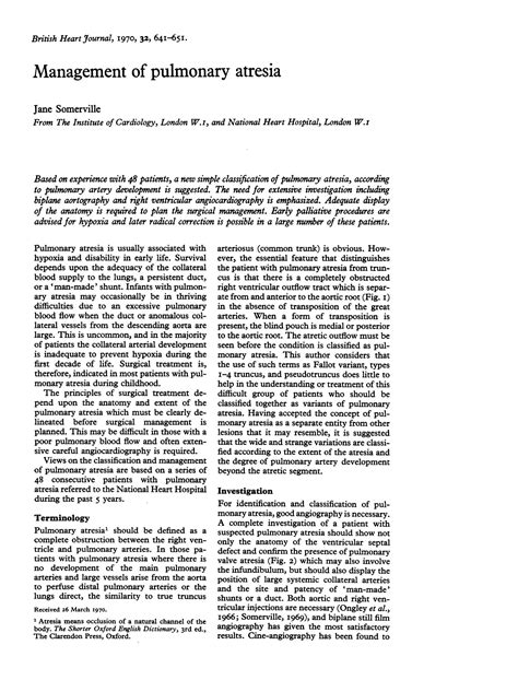 SOLUTION Pulmonary Atresia Studypool