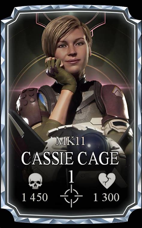 Mortal Kombat Mobile Mk11 Cassie Cage By Timka5530219 On Deviantart