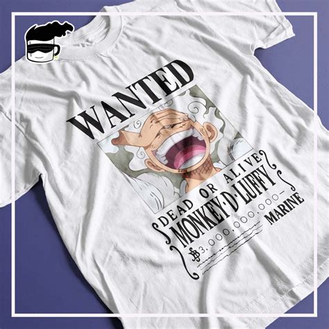 Camiseta One Piece Luffy Gear 5 Nika Unissex Anime em Promoção na