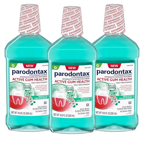 Amazon.com : Parodontax Active Gum Health Breath Freshener Mouthwash, 3