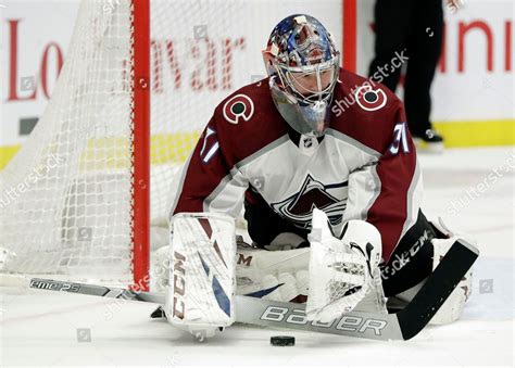 Colorado Avalanche Goaltender Philipp Grubauer Germany Editorial Stock Photo - Stock Image ...