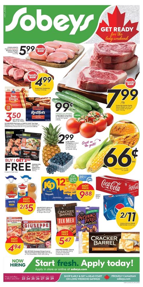 Sobeys Weekly Flyer Specials In 2022 Prime Rib Steak Rib Steak Flyer