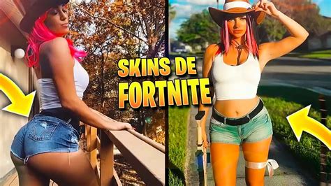 👉asi Se Ven Estas Skins De Fortnite En La Vida Real🔥 Thicc Cosplay