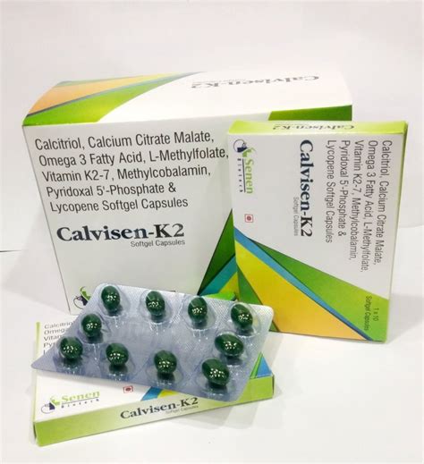 Calvisen K2 Calcium Carbonate Calcitriol Methylcobalamin Folic Acid Vits Packaging Type