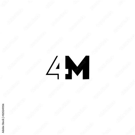 4M 4 M logo icon design template elements Stock Vector | Adobe Stock