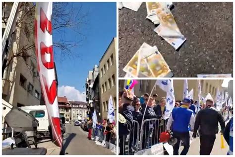 Protest împotriva lui Eduard Novak la MTS Demisia A fost adusă o