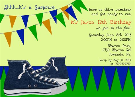 13th Birthday Party Invitation Ideas – Bagvania FREE Printable ...