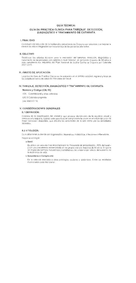 Pdf Guia De Práctica Clínica Para Tamizaje Detección Diagnóstico Y