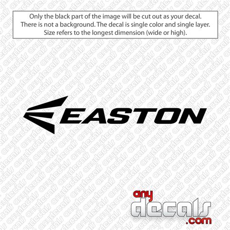 Easton Logo Decal Sticker