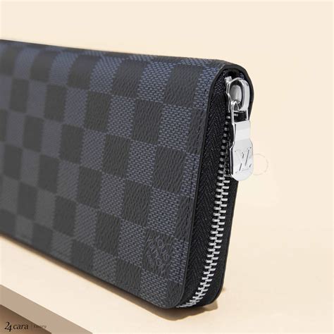 Louis Vuitton Zippy Vertical Damier Cobalt Wallet