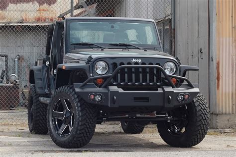 Fab Fours® Jeep Wrangler 2016 Lifestyle Full Width Front Winch Hd Bumper With Pre Runner Guard