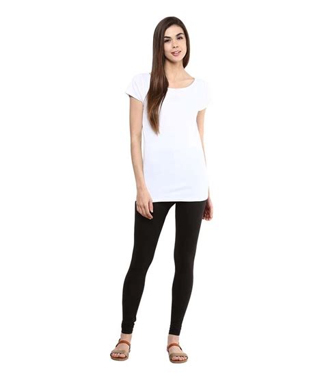 Amaya Black Cotton Legging Price In India Buy Amaya Black Cotton Legging Online At Snapdeal