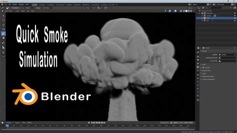 How To Make Smoke In Blender 2 82 Quick Smoke Simulation In Blender