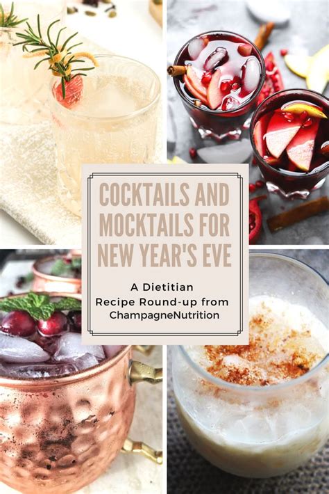 Easy And Delicious Cocktail And Mocktail Recipes For New Year S Eve Delicious Cocktails