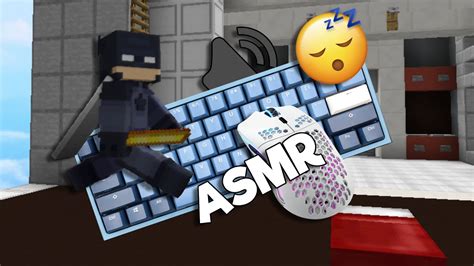 Bedwars UNCUT ASMR Keyboard Mouse Sounds Hypixel Bedwars YouTube