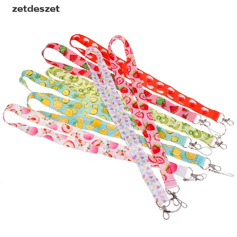 Zetdeszet Universal Fruit Lanyard For Keys Cute Watermelon Lemon