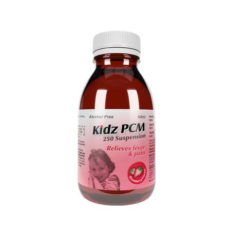 Kidz Pcm 250 Suspension Strawberry 60ml Alpro Pharmacy