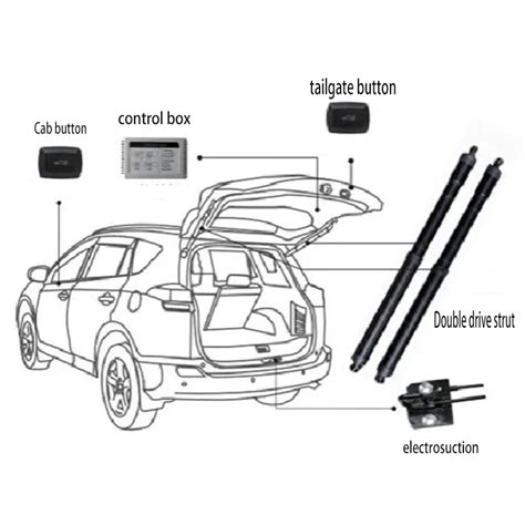 New For Nissan Patrol Y Electric Tailgate Modified Leg Sensor