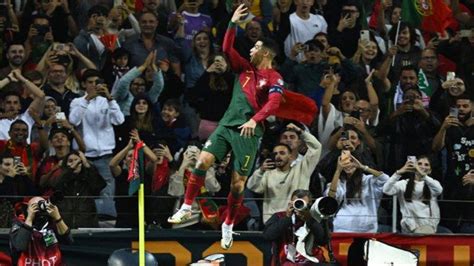 Hasil Portugal Vs Slovakia Striker Al Nassr Ronaldo Cetak Brace Dan