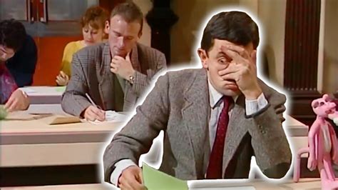 Mr Bean Is Scared Of Exams Mr Bean Funny Clips Mr Bean Youtube