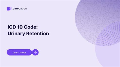 Urinary Retention Icd Cm Codes