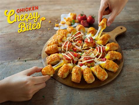 Pizzahut Chicken Cheesy Bites :: Behance