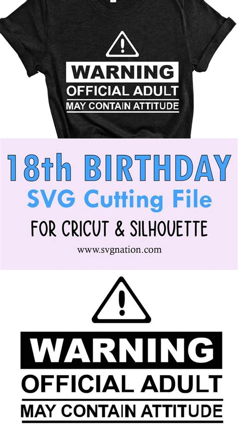 18th Birthday Svg Free Svg Files In 2023 18th Birthday Birthday Free Birthday Stuff