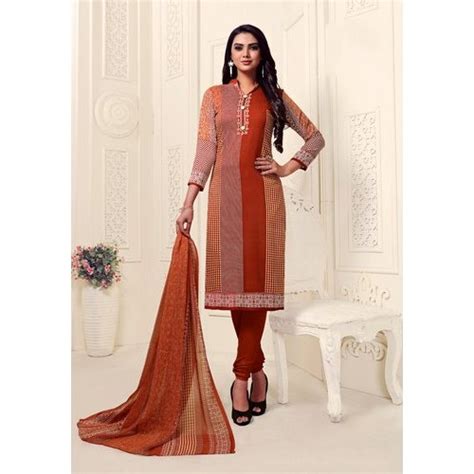 Cotton Stitched Fancy Ethnic Party Wear Suit Handwash At Rs 535 In