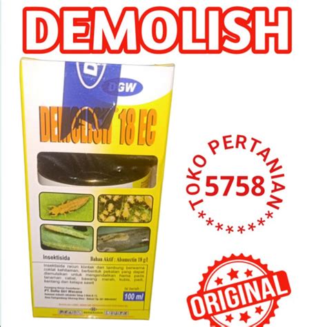 Jual Insektisida DEMOLISH 18 EC 100 ML Toko Pertanian 5758 Shopee