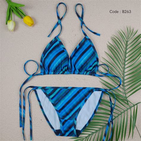 Jual Bikini Set Renang Wanita Bikini Pantai Sexy Two Piece Triangle