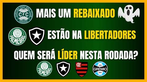 BRASILEIRÃO CORITIBA REBAIXADO PALMEIRAS e BOTAFOGO na LIBERTADORES