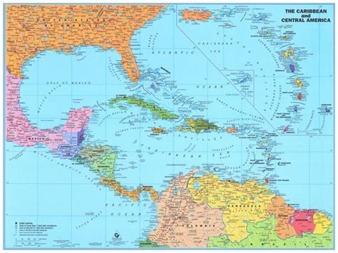 Caribbean Hurricane Zone Map