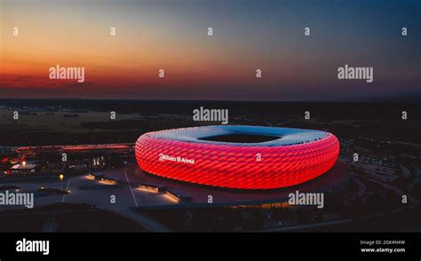 Munich, Germany - September 2020: Allianz Arena, Bayern FC home stadium ...