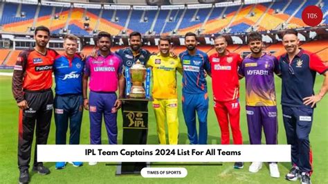 Ipl Team Captains List For All Teams With Vice Captain