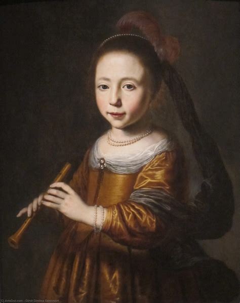 Réplique De Peinture Portrait de Elizabeth Spiegel de Dirck Dircksz Van